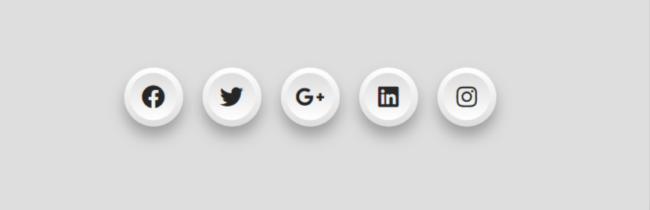 45+ CSS Social Share Buttons